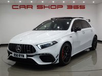 USED 2020 20 MERCEDES-BENZ A-CLASS 2.0 AMG A45 S PLUS (421 PS) 4MATIC+ 8G-DCT (S/S) 5DR AMG PACKS+PAN ROOF+CAMERAS+NAV+LEATHER+CRUISE+19 S