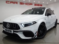 USED 2020 20 MERCEDES-BENZ A-CLASS 2.0 AMG A45 S PLUS (421 PS) 4MATIC+ 8G-DCT (S/S) 5DR AMG PACKS+PAN ROOF+CAMERAS+NAV+LEATHER+CRUISE+19 S
