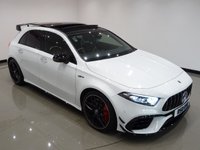 USED 2020 20 MERCEDES-BENZ A-CLASS 2.0 AMG A45 S PLUS (421 PS) 4MATIC+ 8G-DCT (S/S) 5DR AMG PACKS+PAN ROOF+CAMERAS+NAV+LEATHER+CRUISE+19 S
