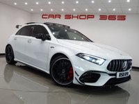 USED 2020 20 MERCEDES-BENZ A-CLASS 2.0 AMG A45 S PLUS (421 PS) 4MATIC+ 8G-DCT (S/S) 5DR AMG PACKS+PAN ROOF+CAMERAS+NAV+LEATHER+CRUISE+19 S