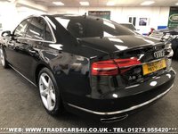 USED 2014 64 AUDI A8 LED FACELIFT AUDI A8 3.0 TDI SE EXECUTIVE QUATTRO AWD TIPTRONIC FREE UK DELIVERY*VIDEO AVAILABLE* FINANCE ARRANGED* PART EX*HPI CLEAR