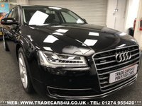 USED 2014 64 AUDI A8 LED FACELIFT AUDI A8 3.0 TDI SE EXECUTIVE QUATTRO AWD TIPTRONIC FREE UK DELIVERY*VIDEO AVAILABLE* FINANCE ARRANGED* PART EX*HPI CLEAR