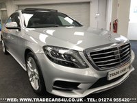USED 2013 63 MERCEDES-BENZ S-CLASS MERCEDES S350D L LWB LIMO AMG LINE EXEC 7G-TR PLUS EURO 6 FREE UK DELIVERY*VIDEO AVAILABLE* FINANCE ARRANGED* PART EX*HPI CLEAR