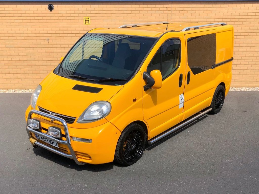 USED 2003 03 VAUXHALL VIVARO Camper // Day Van // 2700 SWB // 1.9 DI 80 BHP // px swap 