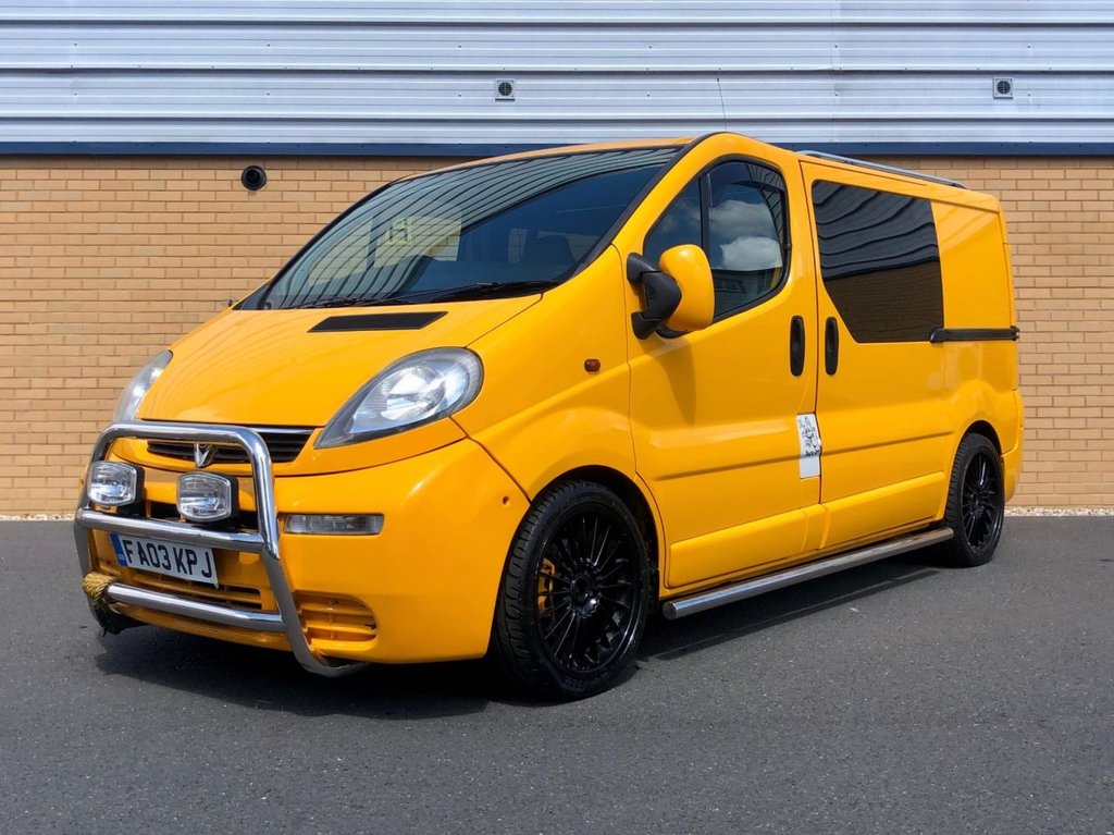 USED 2003 03 VAUXHALL VIVARO Camper // Day Van // 2700 SWB // 1.9 DI 80 BHP // px swap 