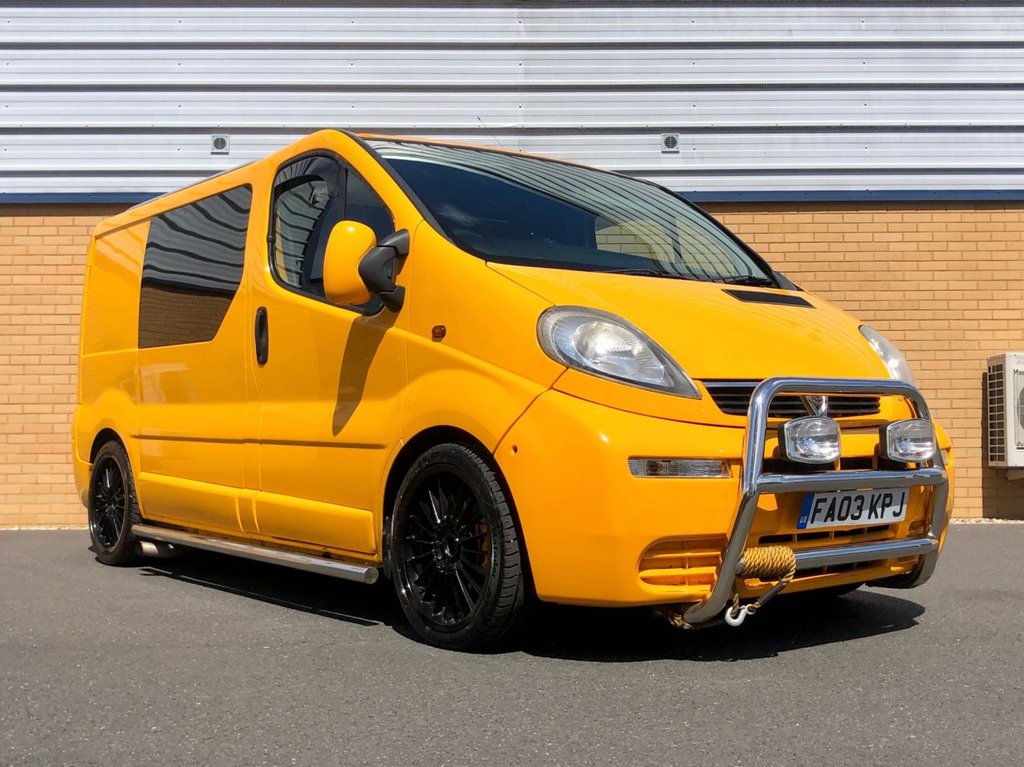 USED 2003 03 VAUXHALL VIVARO Camper // Day Van // 2700 SWB // 1.9 DI 80 BHP // px swap 