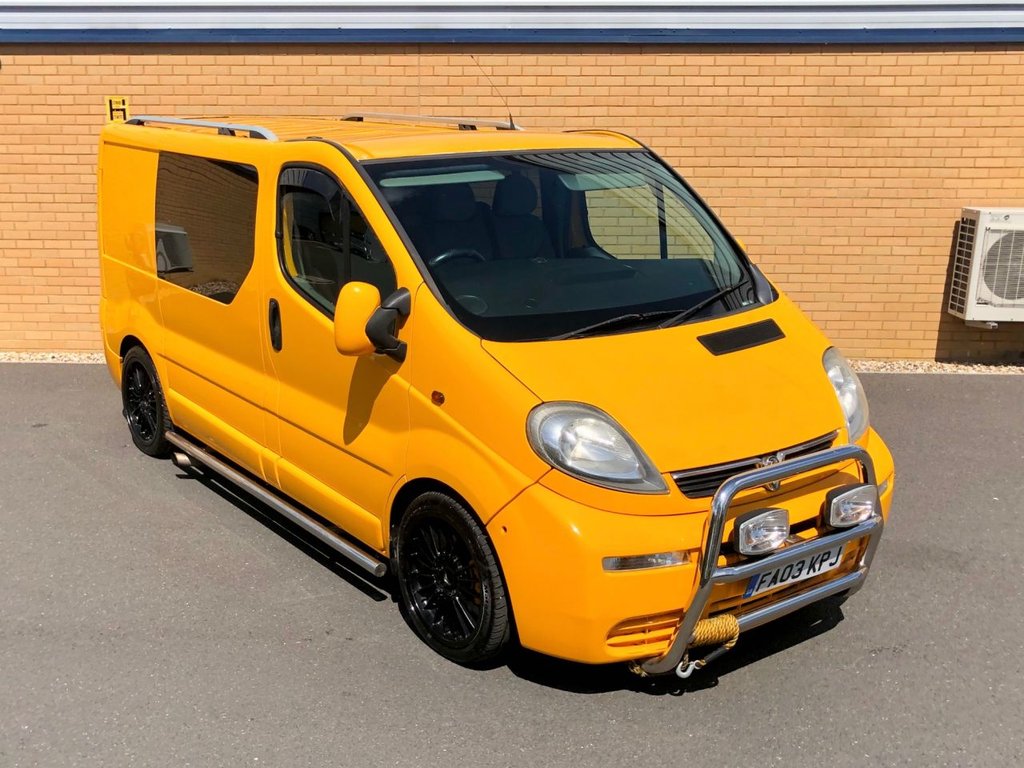 USED 2003 03 VAUXHALL VIVARO Camper // Day Van // 2700 SWB // 1.9 DI 80 BHP // px swap 