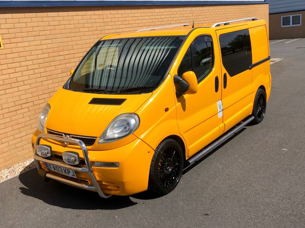 USED 2003 03 VAUXHALL VIVARO Camper // Day Van // 2700 SWB // 1.9 DI 80 BHP // px swap 