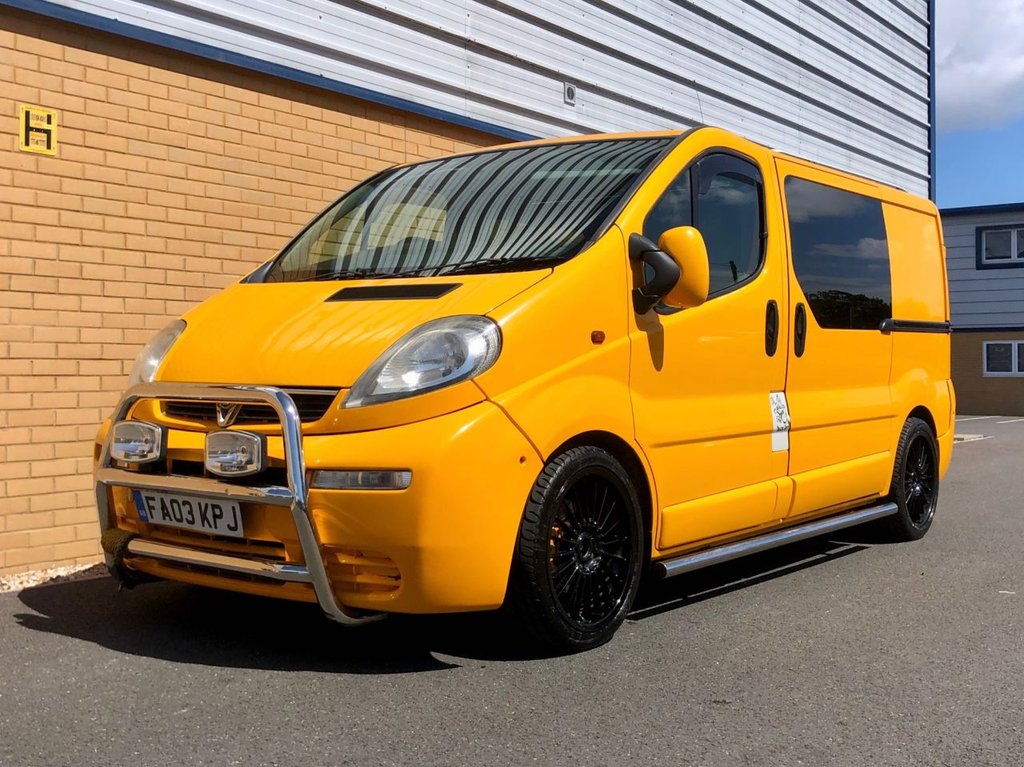 USED 2003 03 VAUXHALL VIVARO Camper // Day Van // 2700 SWB // 1.9 DI 80 BHP // px swap 