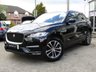 USED 2018 18 JAGUAR F-PACE 2.0 R-SPORT AWD 5d 178 BHP Finished in SANTORINI BLACK MET with contrasting EBONY FULL HEATED LEATHER TRIM. The Jaguar F-Pace is a large, stylish family car and one of the few SUVs on sale that is genuinely good fun to drive. It has a host of features that include Sat Nav, Heated Leather, DAB Radio, Power rear Boot, Alloys, Cruise Control and much more. Farnell Jaguar Dealer Serviced at 22074 miles and at 45703 miles. MOT due 6/5/2022.