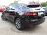 USED 2018 18 JAGUAR F-PACE 2.0 R-SPORT AWD 5d 178 BHP Finished in SANTORINI BLACK MET with contrasting EBONY FULL HEATED LEATHER TRIM. The Jaguar F-Pace is a large, stylish family car and one of the few SUVs on sale that is genuinely good fun to drive. It has a host of features that include Sat Nav, Heated Leather, DAB Radio, Power rear Boot, Alloys, Cruise Control and much more. Farnell Jaguar Dealer Serviced at 22074 miles and at 45703 miles. MOT due 6/5/2022.
