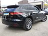 USED 2018 18 JAGUAR F-PACE 2.0 R-SPORT AWD 5d 178 BHP Finished in SANTORINI BLACK MET with contrasting EBONY FULL HEATED LEATHER TRIM. The Jaguar F-Pace is a large, stylish family car and one of the few SUVs on sale that is genuinely good fun to drive. It has a host of features that include Sat Nav, Heated Leather, DAB Radio, Power rear Boot, Alloys, Cruise Control and much more. Farnell Jaguar Dealer Serviced at 22074 miles and at 45703 miles. MOT due 6/5/2022.