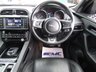 USED 2018 18 JAGUAR F-PACE 2.0 R-SPORT AWD 5d 178 BHP Finished in SANTORINI BLACK MET with contrasting EBONY FULL HEATED LEATHER TRIM. The Jaguar F-Pace is a large, stylish family car and one of the few SUVs on sale that is genuinely good fun to drive. It has a host of features that include Sat Nav, Heated Leather, DAB Radio, Power rear Boot, Alloys, Cruise Control and much more. Farnell Jaguar Dealer Serviced at 22074 miles and at 45703 miles. MOT due 6/5/2022.