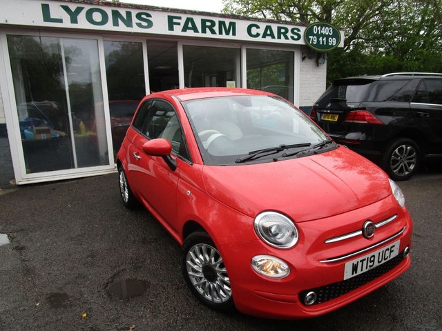 2019 19 Fiat 500 1.2 LOUNGE 3d 69 BHP NEW SHAPE