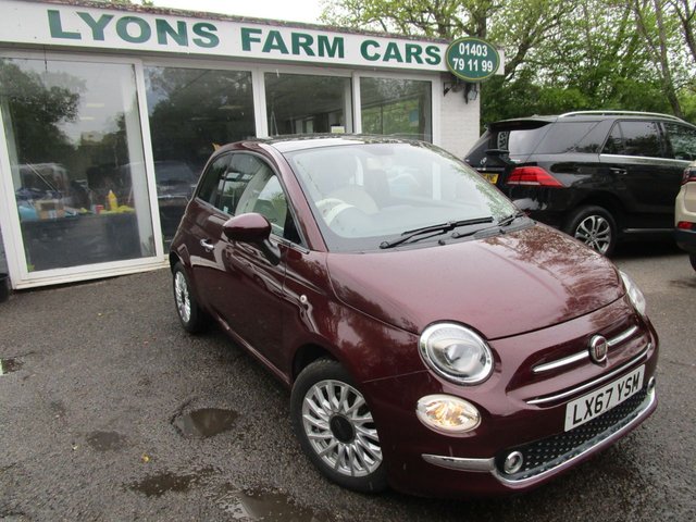 2017 67 Fiat 500 1.2 LOUNGE 3d 69 BHP NEW SHAPE