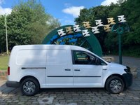 USED 2016 66 VOLKSWAGEN CADDY MAXI 2.0 C20 TDI STARTLINE 101 BHP TDi DIESEL - SERVICE HISTORY - PLY LINED - BULKHEAD - DOUBLE OPENING REAR DOORS - DOUBLE SLIDING DOORS EITHER SIDE - 1 FORMER KEEPER