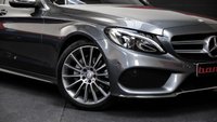 USED 2017 17 MERCEDES-BENZ C CLASS 2.1 C220 D AMG LINE PREMIUM PLUS 4d 170 BHP Immaculate Red Leather