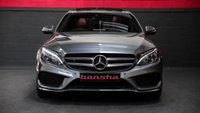 USED 2017 17 MERCEDES-BENZ C CLASS 2.1 C220 D AMG LINE PREMIUM PLUS 4d 170 BHP Immaculate Red Leather