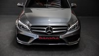 USED 2017 17 MERCEDES-BENZ C CLASS 2.1 C220 D AMG LINE PREMIUM PLUS 4d 170 BHP Immaculate Red Leather