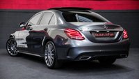 USED 2017 17 MERCEDES-BENZ C CLASS 2.1 C220 D AMG LINE PREMIUM PLUS 4d 170 BHP Immaculate Red Leather