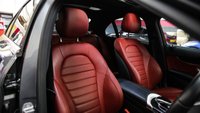 USED 2017 17 MERCEDES-BENZ C CLASS 2.1 C220 D AMG LINE PREMIUM PLUS 4d 170 BHP Immaculate Red Leather