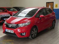 USED 2017 17 HONDA JAZZ 1.3 I-VTEC EX NAVI 5d 101 BHP SAT NAV REAR VIEW CAMERA