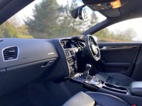 USED 2015 65 AUDI A5 2.0 TDI BLACK EDITION PLUS 5d 187 BHP Black Pack Sat Nav Leather