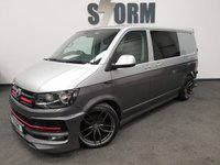 USED 2018 18 VOLKSWAGEN TRANSPORTER  VW T6 HIGHLINE BMT 150 BHP ** DAY VAN ** 5 SEATS ** 240V HOOK UP ** Day Van ** Staycation **
