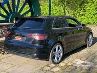 USED 2013 13 AUDI A3 1.6 TDI S LINE 3d 104 BHP S-LINE TDi - 'ZERO ROAD TAX' - HALF LEATHER - 18 INCH BRIGHT SILVER ALLOYS - FULL SERVICE HISTORY