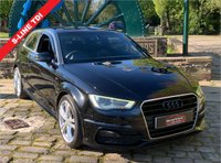 USED 2013 13 AUDI A3 1.6 TDI S LINE 3d 104 BHP S-LINE TDi - 'ZERO ROAD TAX' - HALF LEATHER - 18 INCH BRIGHT SILVER ALLOYS - FULL SERVICE HISTORY