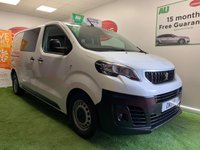 USED 2017 17 PEUGEOT EXPERT 2.0 BLUE HDI PROFESSIONAL STANDARD CRC 120 BHP 1 COMPANY OWNER, FULL MAIN DEALER SERVICE HISTORY.