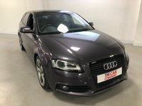 USED 2012 12 AUDI A3 1.8 SPORTBACK TFSI S LINE SPECIAL EDITION 5d 153 BHP * CLIMATE CONTROL* 2 KEYS * MOT MARCH 22 * PANORAMIC ROOF * 18 INCH ALLOYS * PARKING SENSORS *