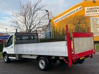 USED 2017 17 FORD TRANSIT 350EF TDCi 130 L5 14ft DROPSIDE+T/LIFT SRW Choice in Stock!