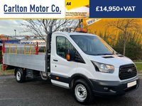 USED 2017 17 FORD TRANSIT 350EF TDCi 130 L5 14ft DROPSIDE+T/LIFT SRW Choice in Stock!