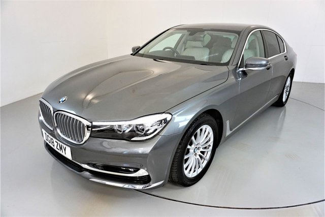 2018 18 BMW 7 Series 3.0 730D EXCLUSIVE 4d AUTO-1 OWNER CAR-LOW MILEAGE-IVORY WHITE NAPPA LEATHER-COMFORT ACCESS-SOFT CLOSE DOORS-REVERSE CAMERA-COMFORT SEATS FRONT AND REAR WITH ELECTRIC ADJUSTMENT-HEATED FORNT AND REAR SEATS-MASSAGE FRONT SEATS-AMBIENT LIGHTING-AUTO HIGH BEAM HEADLIGHTS-BLUETOOTH-CRUISE CONTROL-PROFESSIONAL NAVIGATION-PARKING SENSORS-DAB RADIO-CLIMATE CONTROL