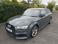USED 2017 17 AUDI A3  S3 SPORTBACK TFSi QUATTRO BLACK EDITION 2.0 5d MERCEDES SPECIALISTS