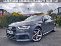USED 2017 17 AUDI A3  S3 SPORTBACK TFSi QUATTRO BLACK EDITION 2.0 5d MERCEDES SPECIALISTS