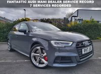 USED 2017 17 AUDI A3  S3 SPORTBACK TFSi QUATTRO BLACK EDITION 2.0 5d MERCEDES SPECIALISTS