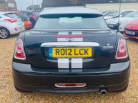 USED 2012 12 MINI COUPE 1.6 COOPER 2d 120 BHP Low Mileage, 1 lady owner from new Stylish Coupe