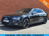 USED 2014 64 AUDI A5 3.0 S5 SPORTBACK TFSI QUATTRO BLACK EDITION 5d 333 BHP 