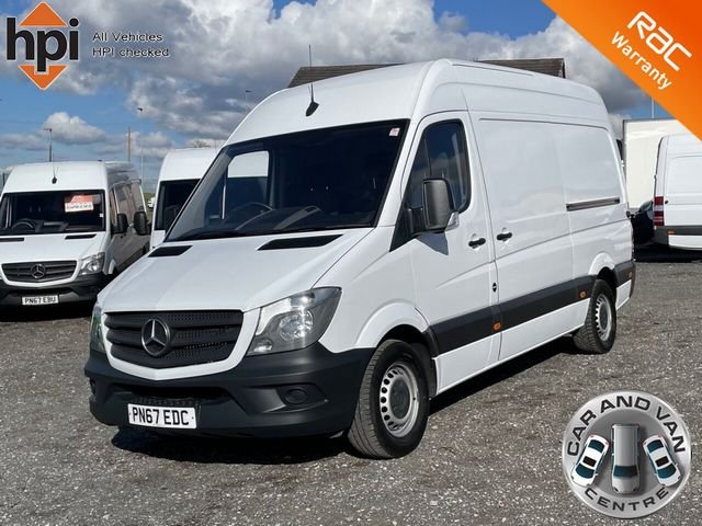 2017 67 Mercedes-Benz Sprinter 2.1 314 CDI 140 BHP EURO 6 MWB FACELIFT HIGH ROOF