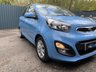 USED 2014 14 KIA PICANTO 1.2 2 ECODYNAMICS 5d 84 BHP ALLOYS+S/STOP+P/SNSR+IPOD+USB