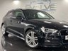USED 2015 65 AUDI A3 1.6 TDI S LINE 3d 109 BHP F/S/H, SAT NAV, DAB, CLEAN!