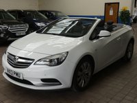 USED 2013 13 VAUXHALL CASCADA 2.0 SE CDTI S/S 2d 165 BHP Lady Owner Excellent Condition. Full Service History. Leather, Sat Nav, Heated Seats, DAB Radio. Front Parking Sensors.
