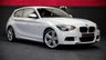 USED 2014 14 BMW 1 SERIES 2.0 120D M SPORT 3d 181 BHP Alpine White