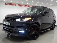USED 2014 14 LAND ROVER RANGE ROVER SPORT 4.4 SD V8 (339 BHP) AUTOBIOGRAPHY DYNAMIC + OVERFINCH CARBON EXTERIOR AND QUILTED LEATHER INTERIOR + 23 INCH ALLOYS + NAV + PANORAMIC E/SUNROOF + PRIVACY + XENONS-LEDS OVERFINCH CARBON EXTERIOR & DIAMOND QUILTED LEATHERS