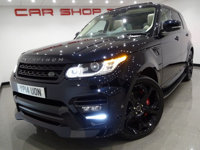 2014 14 Land Rover Range Rover Sport 4.4 SD V8 (339 BHP) AUTOBIOGRAPHY DYNAMIC + OVERFINCH CARBON EXTERIOR AND QUILTED LEATHER INTERIOR + 23 INCH ALLOYS + NAV + PANORAMIC E/SUNROOF + PRIVACY + XENONS-LEDS