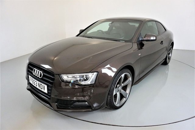 2013 63 Audi A5 2.0 TDI BLACK EDITION 2d AUTO-HEATED BLACK LEATHER-BANG AND OLUFSEN SOUND-CLIMATE CONTROL