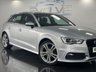 USED 2014 14 AUDI A3 1.6 TDI S LINE 5d 104 BHP F/S/H, LOW MILES, SAT NAV!
