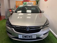 USED 2017 17 VAUXHALL ASTRA 1.6 TECH LINE CDTI 5d 134 BHP FREE 15 MONTHS AU WARRANTY